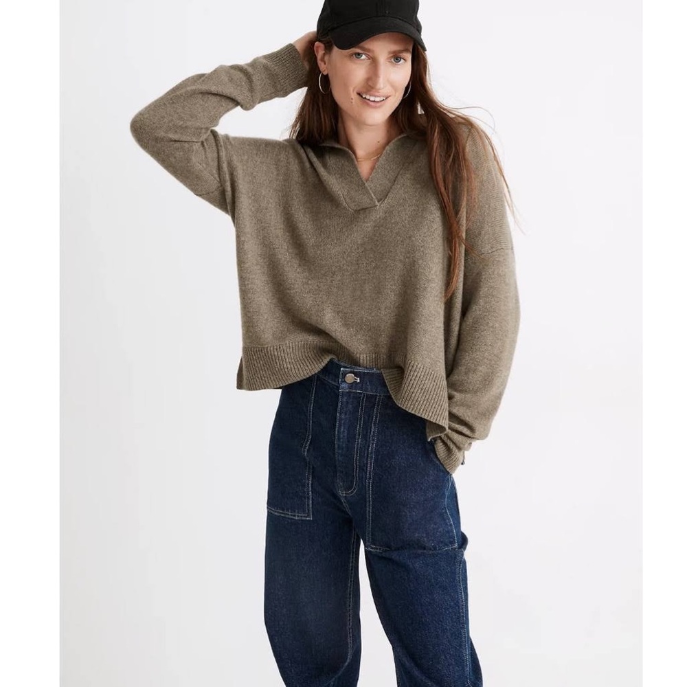Madewell David Polo Sweater!